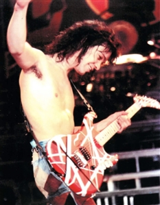 Kramer Custom Red/White/Black Striped Guitar Dating to 1985 - Attributed to Eddie Van Halen