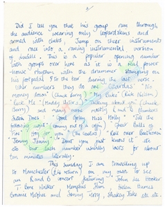 Led Zeppelin Jimmy Page Signed 1962 Handwritten Letter - When Jimmy Was Only 18 - Discussing Buying His Fender Amp and Gibson Guitar (REAL)