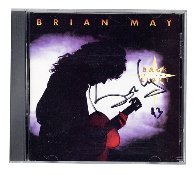 Brian May Signed “Back to the Light” CD Cover
