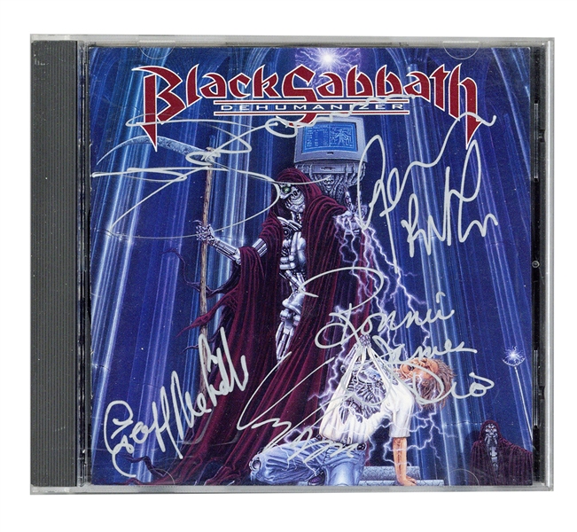Black Sabbath Signed “Dehumanizer” CD Cover