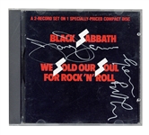 Black Sabbath Signed “We Sold our Soul for Rock N Roll” CD Cover