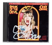 Ozzy Osbourne Signed “Speak of the Devil” CD Cover