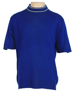 Elvis Presley Owned & Worn Arnold Palmer Short-Sleeved Blue Leisure Top