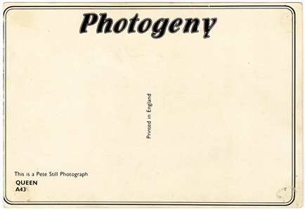 Freddie Mercury Signed & Inscribed Postcard Photograph (JSA)