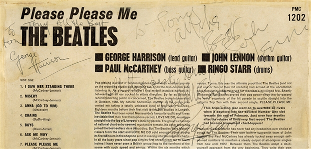 The Beatles Signed “Please Please Me” Album (JSA & REAL)