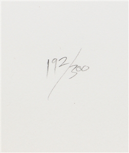 John Lennon Signed Original Limited Edition Bag One “An Alphabet” Lithograph