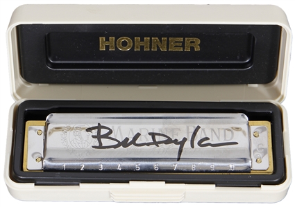 Bob Dylan Signed Marine Band Hohner Harmonica (Jeff Rosen)