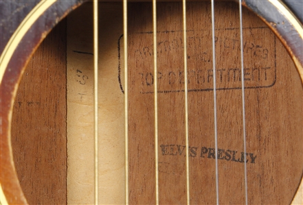 Elvis Presley Owned and Loving You Film Production Used Gibson J-45 Sunburst Guitar (RGU)