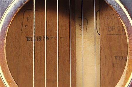 Elvis Presley Owned and Loving You Film Production Used Gibson J-45 Sunburst Guitar (RGU)