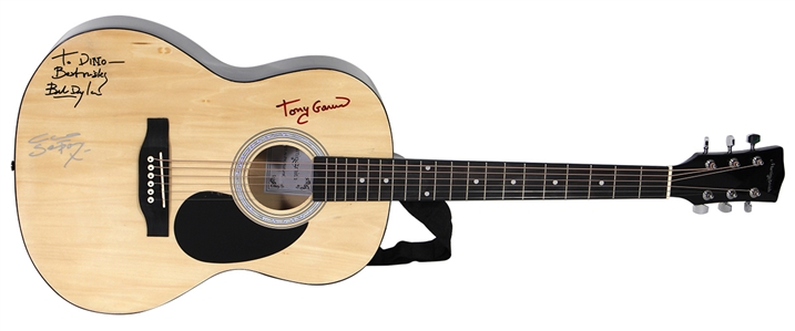 Bob Dylan Signed Acoustic Guitar (REAL)