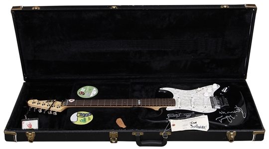 The Rolling Stones Ronnie Wood Owned, Played & Signed Custom Made ESP Vintage Plus Stratocaster Guitar Also Signed by Keith Richards (JSA & REAL)