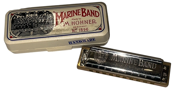Johnny Cash Owned & Stage Used Hohner Harmonica (John Carter Cash LOA)