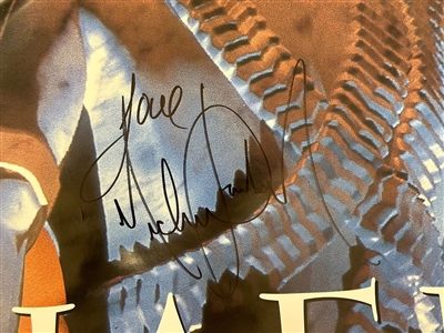 Michael Jackson Signed HIStory Tour Poster (REAL)