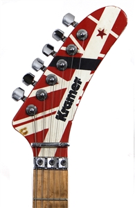 Kramer Custom Red/White/Black Striped Guitar Dating to 1985 - Attributed to Eddie Van Halen