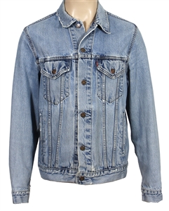 The Beatles John Lennon and George Harrison Owned and Worn Vintage Levis Denim Blue Jean Jacket