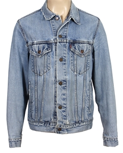 The Beatles George Harrison Owned and Worn Vintage Levi's Denim Blue Jean Jacket