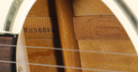 George Harrison Stage Played Washburn Acoustic Guitar During Prince’s Trust All-Star Rock Concert On 10/13/1987 For Iconic Here Comes the Sun Performance (RGU)