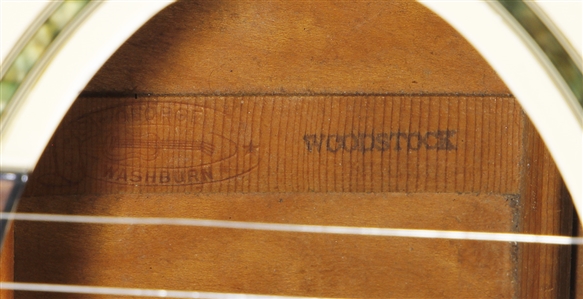 George Harrison Stage Played Washburn Acoustic Guitar During Prince’s Trust All-Star Rock Concert On 10/13/1987 For Iconic Here Comes the Sun Performance (RGU)