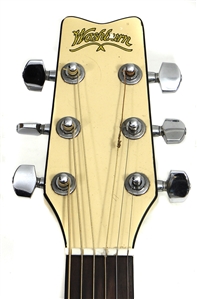 George Harrison Stage Played Washburn Acoustic Guitar During Prince’s Trust All-Star Rock Concert On 10/13/1987 For Iconic Here Comes the Sun Performance (RGU)