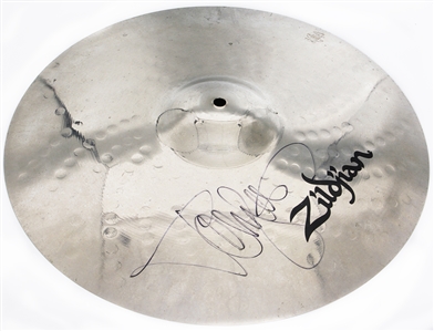 Motley Crue Tommy Lee Owned, Stage Used & Signed Zildjian Cymbal Circa 1990 From Dr. Feelgood Tour