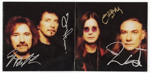 Black Sabbath Original Line-Up Signed "Reunion" CD Insert Gatefold (REAL)