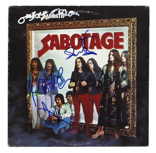 Black Sabbath Signed "Sabotage Album (REAL)
