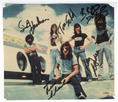 Boston Original Band Members Signed German Magazine Photograph (5)