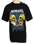 Metallica Lars Ulrich Owned & Signed Tour T-Shirt