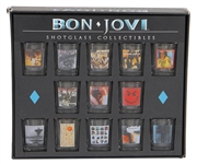 Bon Jovi "Album Cover" Shotglass Collectibles - Complete Set