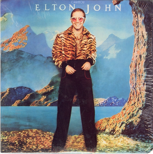 Elton John "Caribou" Partially Sealed "Sample" Album