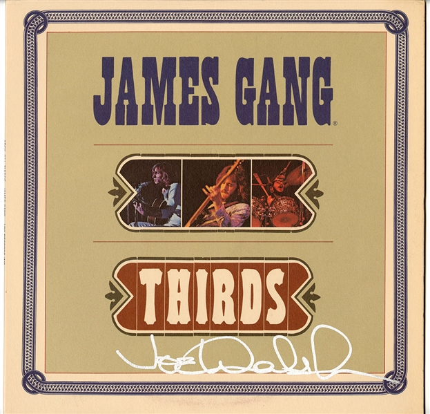 Joe Walsh Signed James Gang “Thirds” & “16 Greatest Hits” Albums (2)