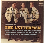 The Lettermen Tony Butala Signed & Inscribed "A Song for Young Love" Album