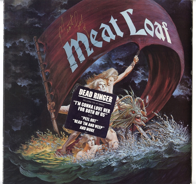Meat Loaf Signed “Dead Ringer” Album (REAL)