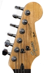 Elvis Costello Played & Signed White Fender Squire Stratocaster