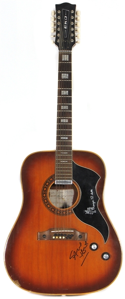 Steve Howe Signed Acoustic Guitar