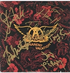 Aerosmith Band Signed “Permanent Vacation” Album (REAL)