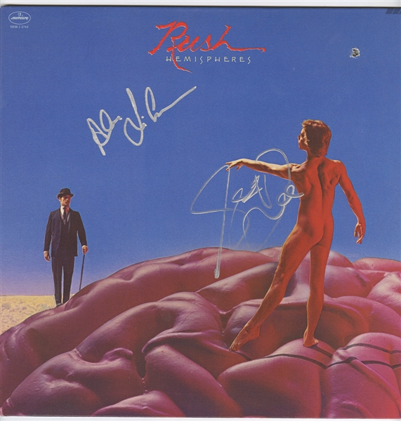 Rush Signed “Hemispheres” Album (REAL)