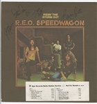 REO Speedwagon Signed “Ridin' The Storm Out” Album (REAL)