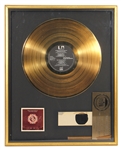Electric Light Orchestra RIAA Gold Record Award For “A New World Record”