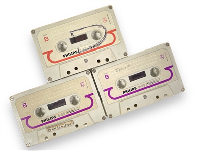 The Beatles Ringo Starr Owned Never-Before-Heard By Public Personal Tape Recordings (3) From 1966 Tour with Handwritten Labels (REAL)