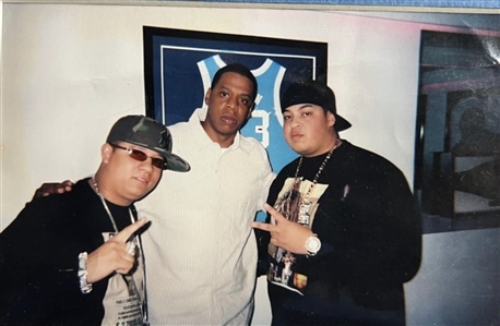 Jay-Z Owned, Worn and Signed Roc-A-Fella Promotional Jacket with Incredible Inscription (JSA & RGU)
