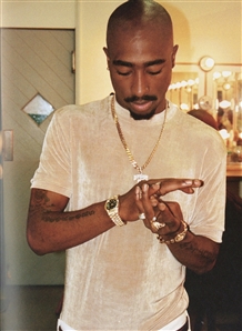Tupac Shakur Owned & Worn Gold Plated Versace Bracelet (RGU)