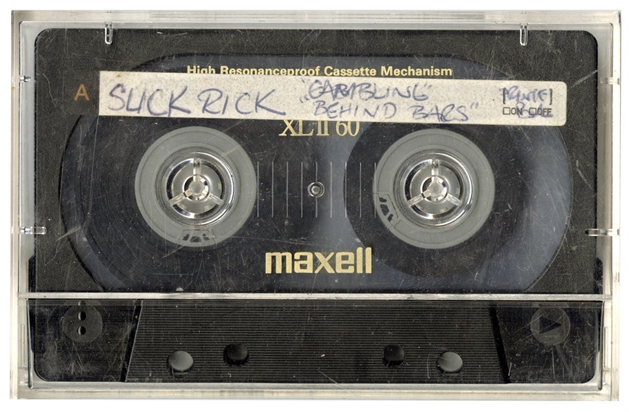 Slick Rick Original Cassette Demo Tape Featuring Two Unreleased Songs “Gambling” & “Behind Bars” 