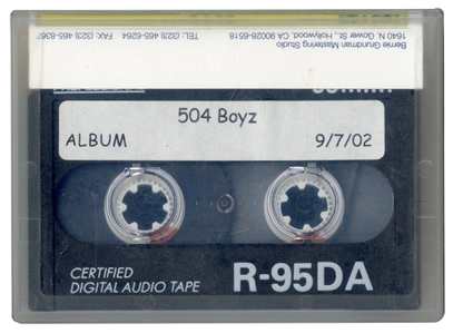 504 Boyz (Master P Group) Bernie Grundman DAT Album Advance with 3 Unreleased Tracks (No Limit Records) - “Stack Chips x Hott Dogg x Can’t Be Stopped
