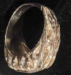 Tupac Shakur Owned and Worn 14Kt Gold and Diamond Ring (RGU)