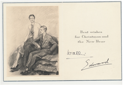 King Edward VIII and Wallis Simpson’s Iconic 1937 Wedding Archive - Featuring Boxed Piece of Wedding Cake, Dried Pieces of the Bridal Bouquet and Autographs