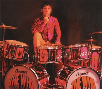 The Who Keith Moon Used Bass Logo Drumhead from Prototype Kit for Pictures of Lily Premiere (RGU)