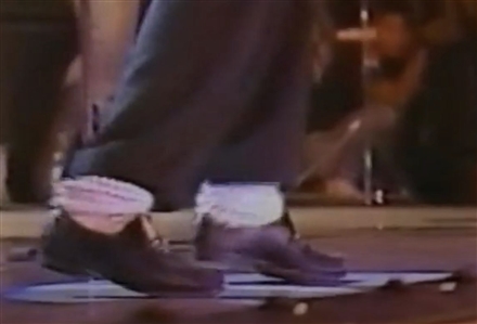 Michael Jackson 1988 MTV Music Awards & BAD Tour Worn Moonwalk Shoes (Photo-Matched & LA Gear LOA)