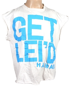 Queen Freddie Mercury Owned & Stage Worn Get Lei'd Shirt