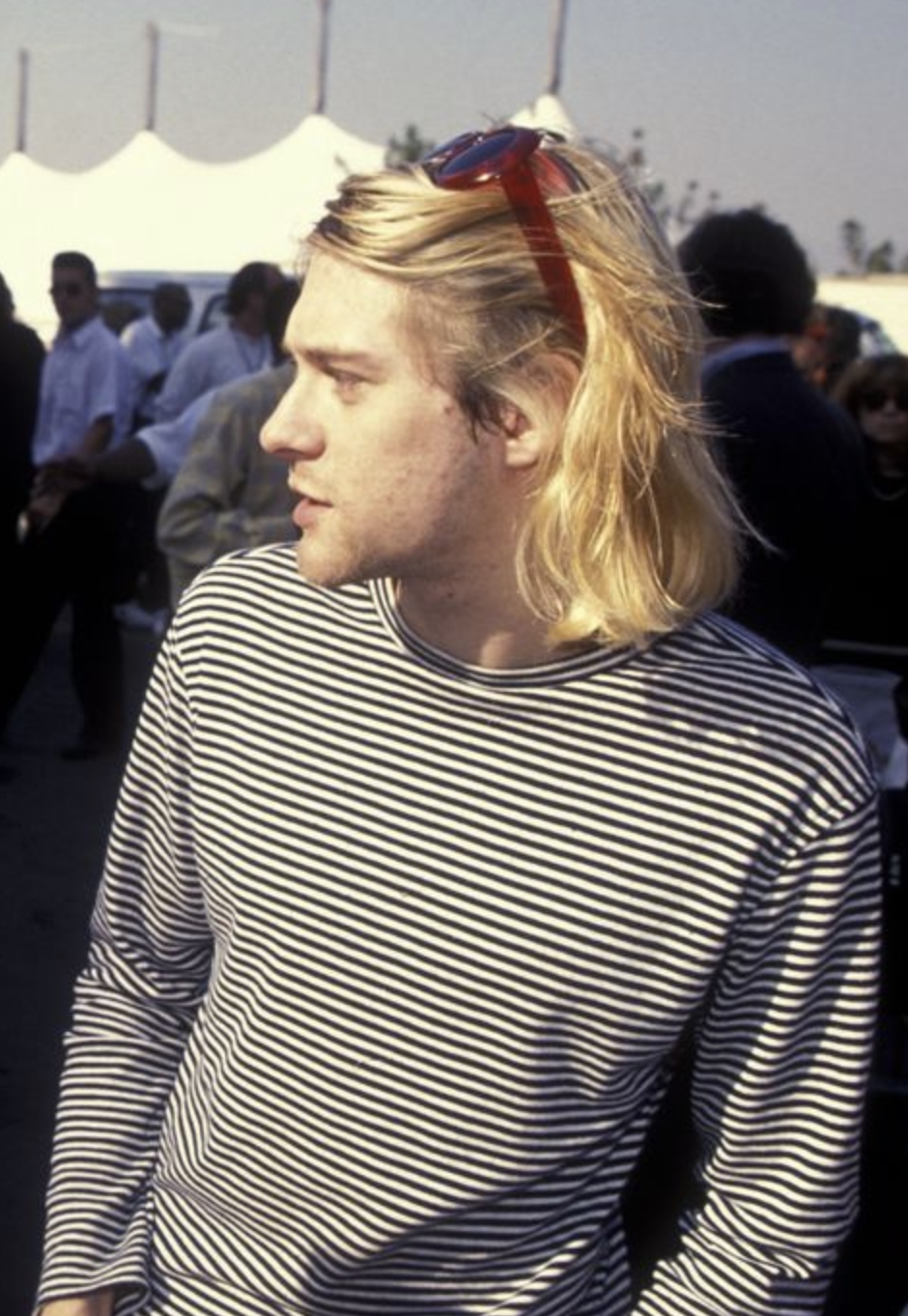 Lot Detail - Kurt Cobain Owned & Worn Striped Shirt